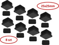 Poťah a plsť na stoličky pre profily 25x25, 8 ks