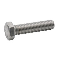 Skrutka A2 s plným závitom, nehrdzavejúca oceľ, M8x30 mm, 2 ks