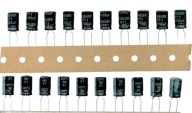 100uF 50V 100 µF 50 V LEAGUER (20 KS) ELEKTROLYTICKÝ KONDENZÁTOR