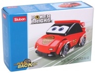 Bloky Sluban AUTO s očkami CARS 8 vzorov POWER BRICKS 6632