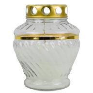 Sviečka sypaná 16 cm Biela DP35ms