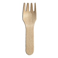EKO Mini Finger Food banketové drevené vidličky 7,3cm 100 ks.