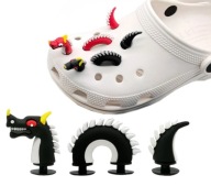 ODZNAKOVÝ ŠTÍTOK DO OBUV CROCS CROCS DEKORÁCIA DRAGON DRAGON VEĽKÉ 3 DIELNE