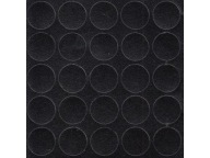 Samolepiaca čiapočka, priemer 14, 25 ks BLACK LAMB
