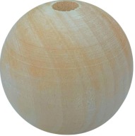Korálky drevené guličky DIY handicraft 10mm 15ks