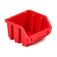 Organizér kontajnerov na odpadky červený 115x115x75