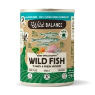 Wild Balance Mokré krmivo pre psov Morka a divoké ryby mrkva & spina 400g