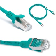 Patchcord RJ-45 LAN sieťový kábel 1,5M cat 5E zelený pre počítačový router