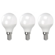 3x ÚSPORA ENERGIE LED ŽIAROVKA E14 OBRAZOVKA 8W 640lm 3000K TEPLÁ BIELA ​​FARBA
