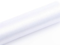 Organza organza hladká biela - 16 cm x 9 metrov