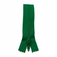 YKK plastový zips 18cm na nohavice GREEN 540