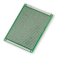 Prototyp DPS 6x8 cm, obojstranný, 594 otvorov, potlač 2,54 mm