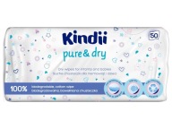 Kindii Pure & Dry Dry obrúsky pre dojčatá a deti 1 balenie - 50 ks
