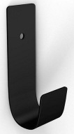 Jednoduchý vešiak Steel Black JOLLY 94x30mm