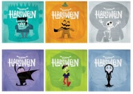 HALLOWEENSKÉ obrúsky MONSTER PUMPKIN GHOST VAMPIRE 12 ks