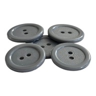 GOMBÍKY PLASTOVÉ okrúhle 20mm 5ks ŠEDÉ