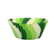 Zelené košíčky na muffiny 5x3 cm x 100