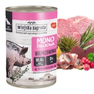 WIEJSKA ZOGRODA Jedlo MONO PROTEIN Bravčové mäso 400g