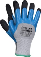 RUKAVICE OCHRANNÉ PRACOVNÉ RUKAVICE JURAV FOAM VEL. 9
