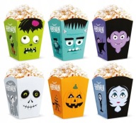 POPCORNOVÉ BOXY HALLOWEEN MONSTER 6 ks