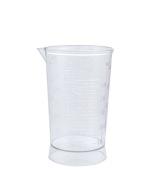 Plastová odmerka s dielikmi, kadernícka odmerka, 100 ml