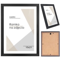 Fotorámik 15x21 čierny fotorámik MDF A5 CADRO