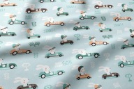 Bavlnená FABRIC 466 králik do auta