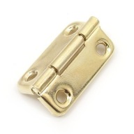 Uhlové pánty 90° 24x32 mm zlaté, 4 ks + skrutky