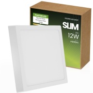 LED panel 12W PRIVRCHOVÁ STROPNÁ STROPNÁ ŠTVERCOVÁ LAMPA NÁSTENNÉ SVIETKO