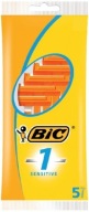 BIC 1 Sensitive jednorazové holiace strojčeky, 5 kusov