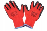 Pracovné rukavice Rukavice potiahnuté latexom REDLATEX Resistant Strong r9 L