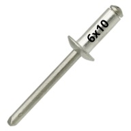 Slepé nity OCEL/OCEL OCEL/OCEL 6x10mm - 50 KS