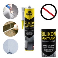 ČÍRY sanitárny silikón 290ml flexibilný KÚPEĽŇOVÁ KUCHYŇA TRANSPARENTNÁ