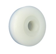 Polyamidový valček na brány bez ložísk, priemer 90mm, priemer 25mm