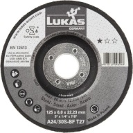 KONVEXNÝ BRÚSNY KOTÚČ T27 125x6,0x22mm LUKAS