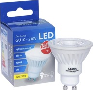 LED ŽIAROVKA 7W 850lm GU10 BODOVÁ 4000K VARISTOR