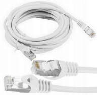 Sieťový kábel LAN ETHERNET internet cat 6 FTP RJ45 0,5m Krútený pár Biely