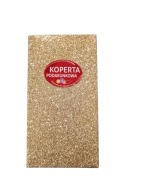 Darčeková obálka, medená farba, trblietky, 17 cm x 9 cm