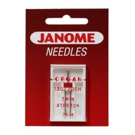 Dvojitá ihla do šijacieho stroja 75 gauge 4 mm