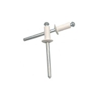 Trhacie nity al/st 4,8x12 biela RAL 9016 100 ks