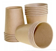 Ekologické Kraft BIO papierové poháre, 20 ks, 250 ml