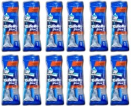 12x Gillette Blue II Plus Jednorazový holiaci strojček 12 ks