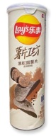 Lay's Stax Black Truffle Black Pepper