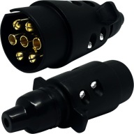 7-PÓLOVÝ PLASTOVÝ UNIVERZÁLNY ELEKTRICKÝ ZÁSTRČKOVÝ PRÍVES