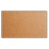 šedý základný košík dno 31x52cm HDF obdĺžnik
