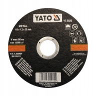 Kovový rezací kotúč 115mm Yato YT-5920