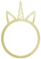Obruč Unicorn, základňa pre lapače snov makramé