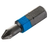 WURTH BIT HEAD CROSS PZ1 BLUE 1/4 25mm