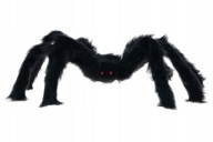 ČIERNA DEKORÁCIA VEĽKÝ VLASOVÝ PAVÚK 50 CM HALLOWEEN
