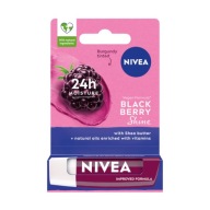 NIVEA BLACKBERRY SHINE Ochranná farba na pery 24h 4,8g